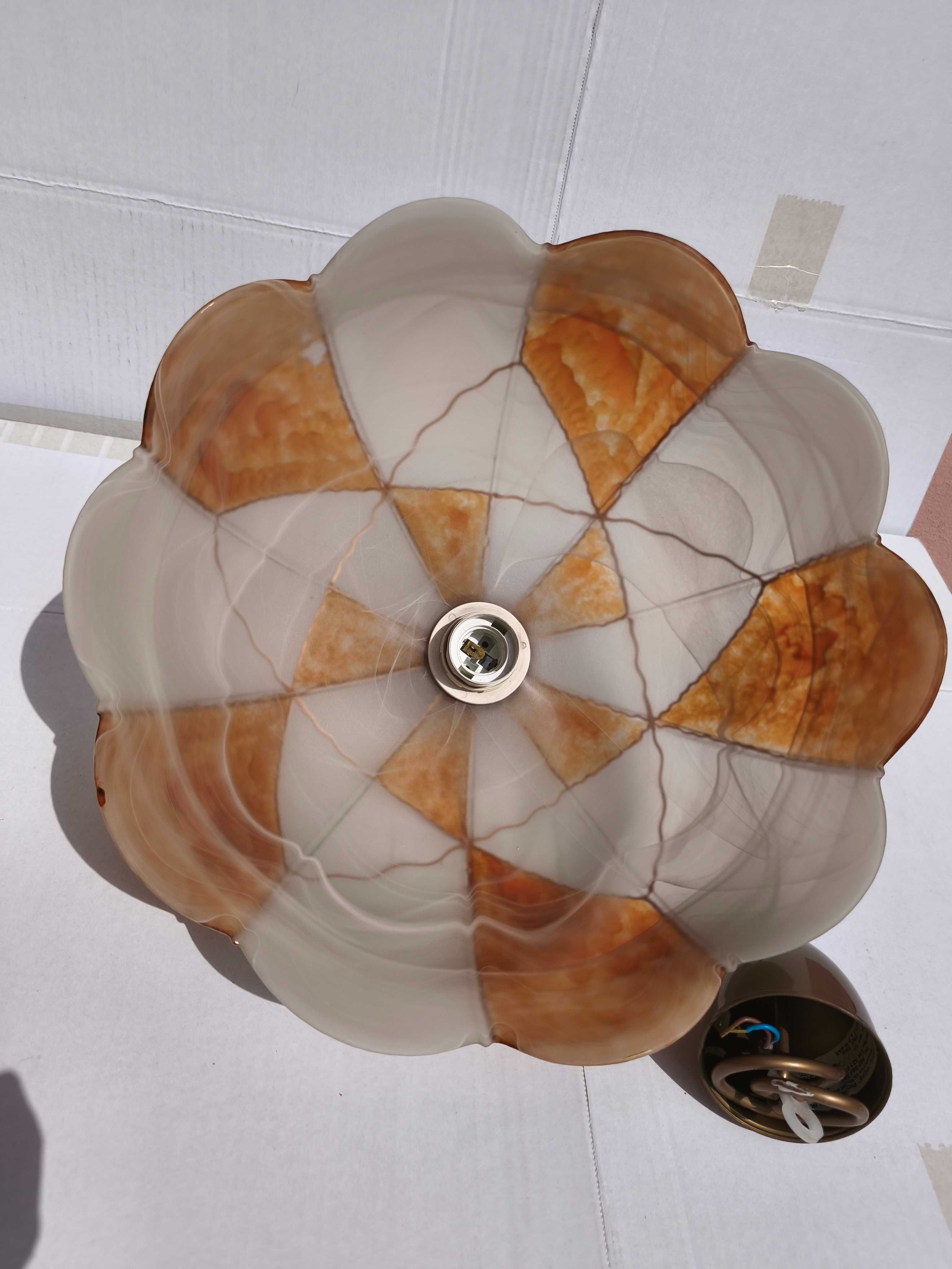 Lampa wisząca szklana