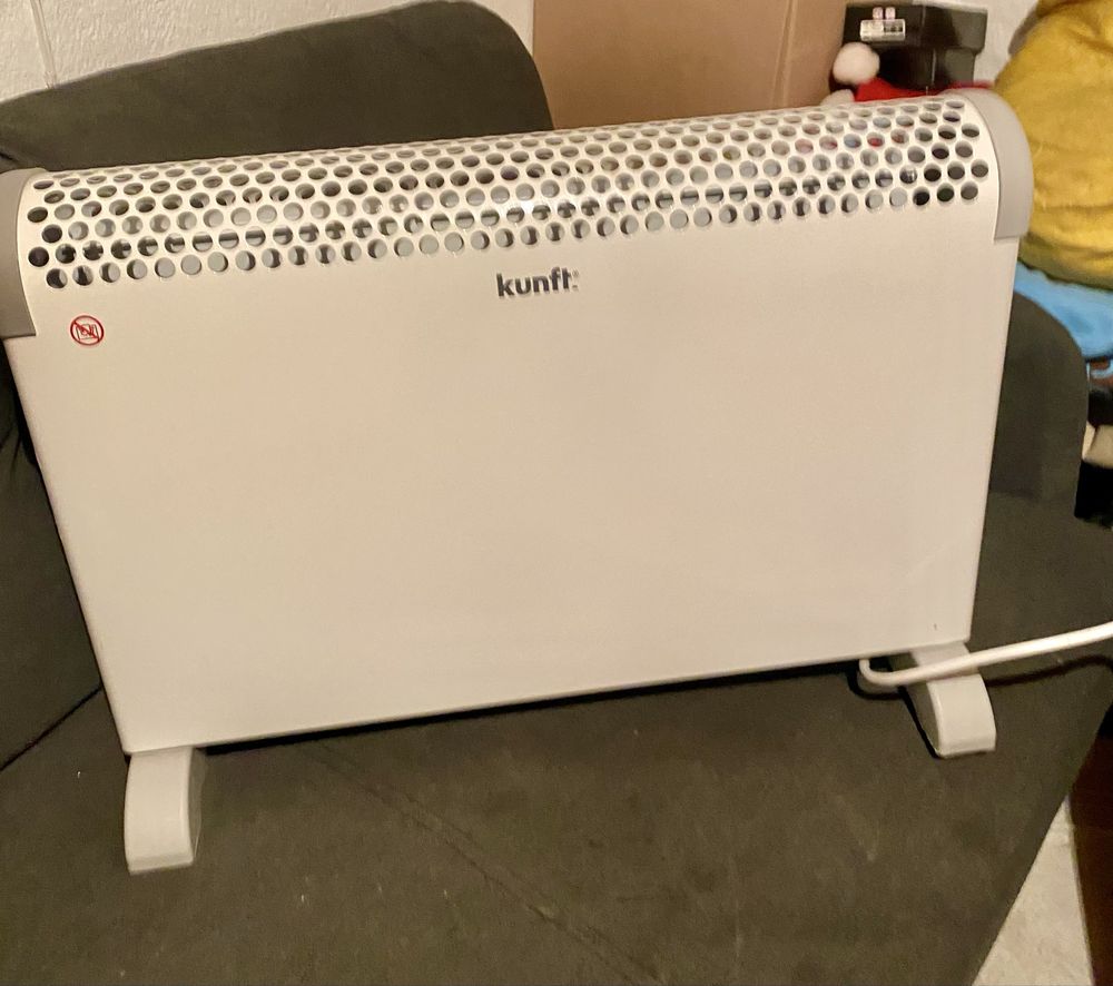 2 Aquecedores Convector KUNFT  1800W - c/ garantia