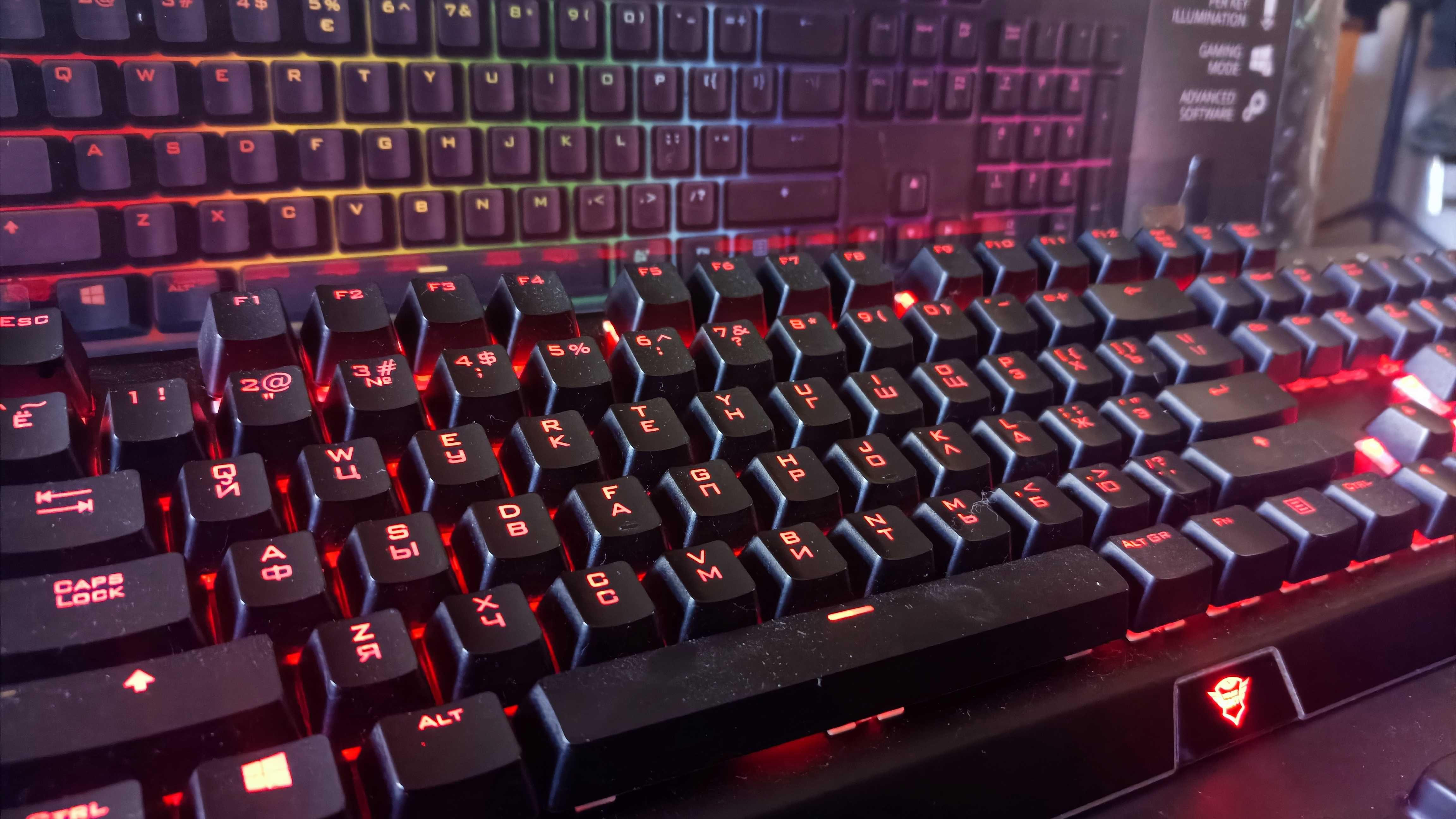 Клавіатура Trust GXT 890 Cada RGB