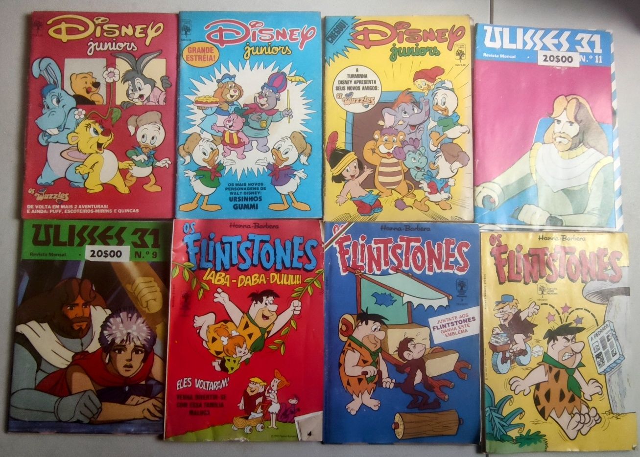 Revistas 5 - Mickey -Disney juniors - Flintstones outros (Ler Anuncio)