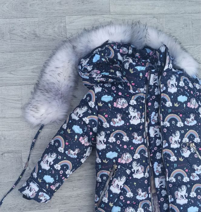 Зимова куртка пуховик 116, 122