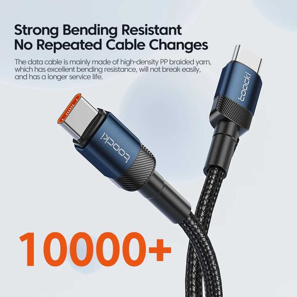 Кабель для швидкого заряджання та передачі даних Toocki 60W 1 м