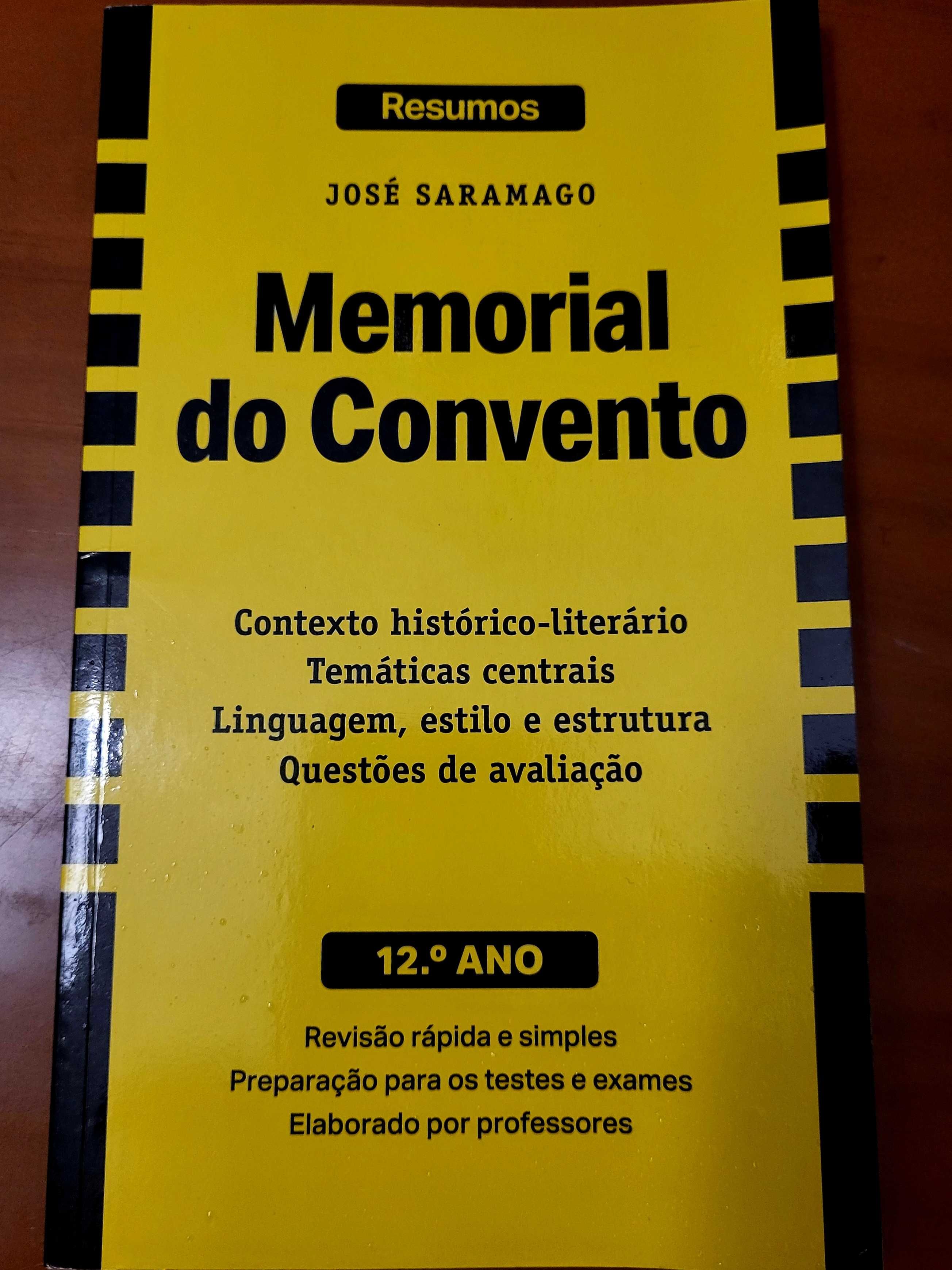 Livro de resumos do Memorial do Convento 12°ano