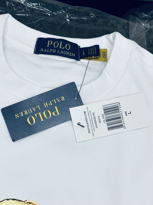 100%Оригінал! SALE Polo Ralph Lauren Bear Printed Sweatshirt M, L, XXL