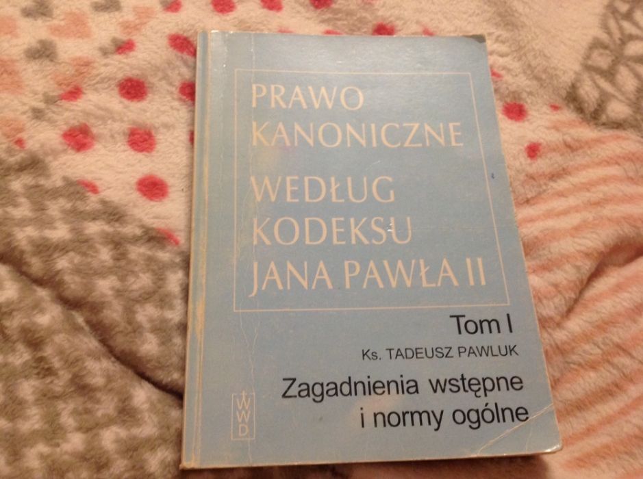 Prawo kanoniczne według kodeksu ks. Pawluk