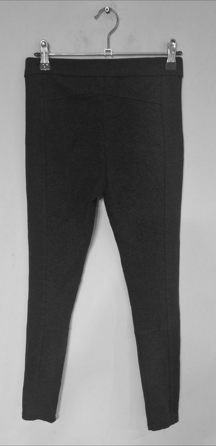 Spodnie przeszycia szare rurki slim legginsy Bershka S/M 36 38