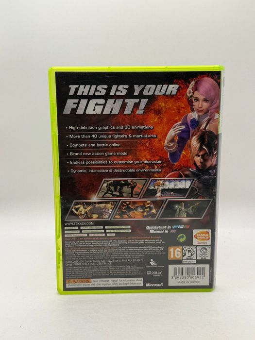 Tekken 6 3xA Xbox nr 0453
