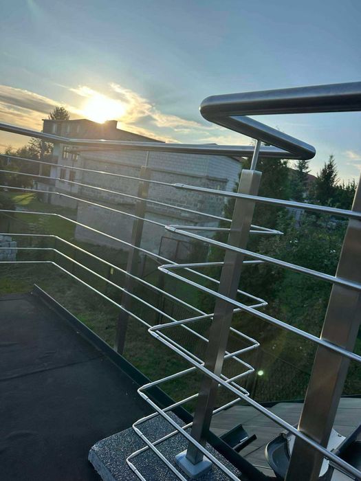 Balustrada barierka nierdzewna tarasowa balkonowa szybkie terminy
