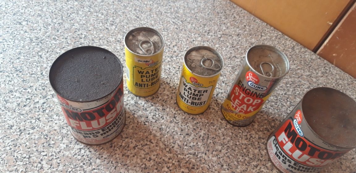 Latas de Óleo Antigas