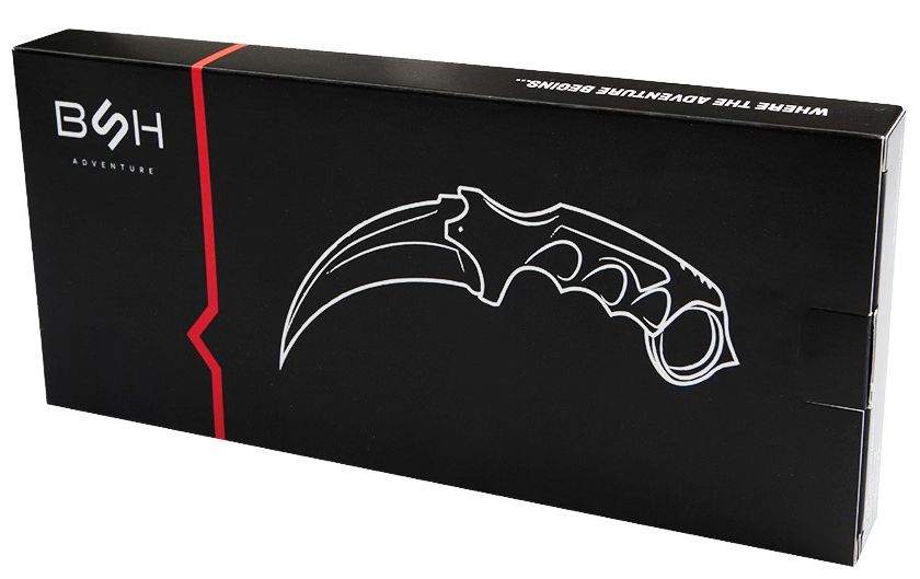 Ostry Taktyczny Nóż Karambit CS:GO Z Pokrowcem Pazur Pokrowiec 062P