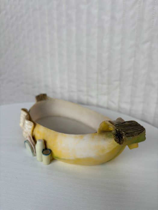 Ręcznie robiona misa banan