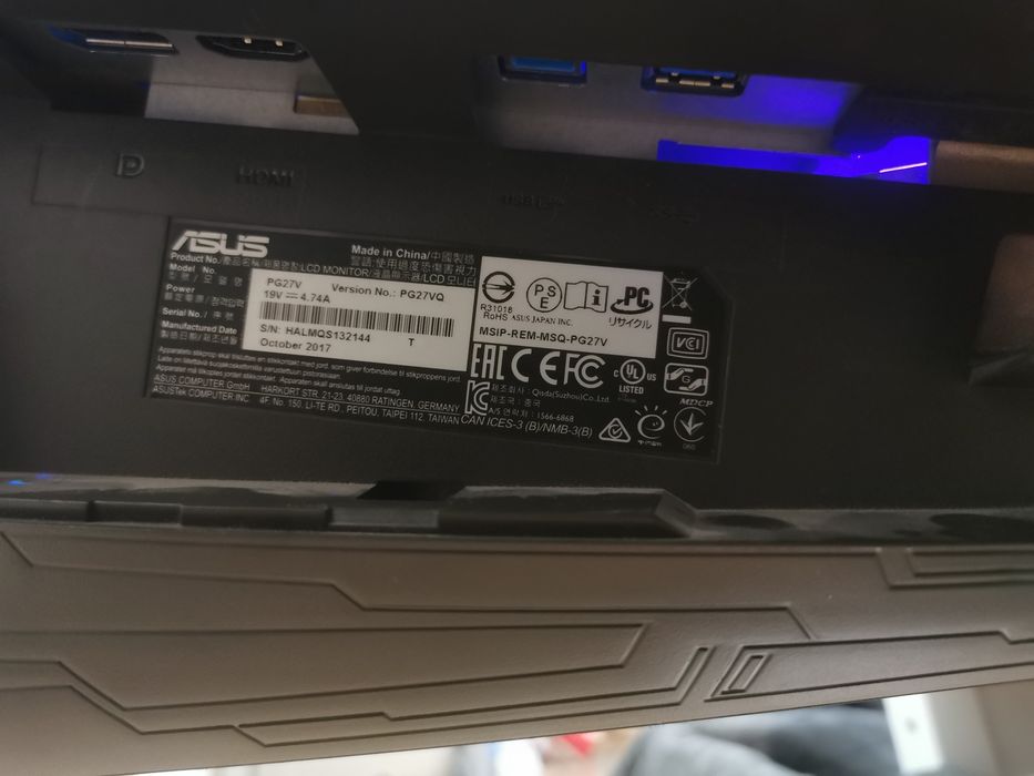 Asus Rog Strix pg27vq