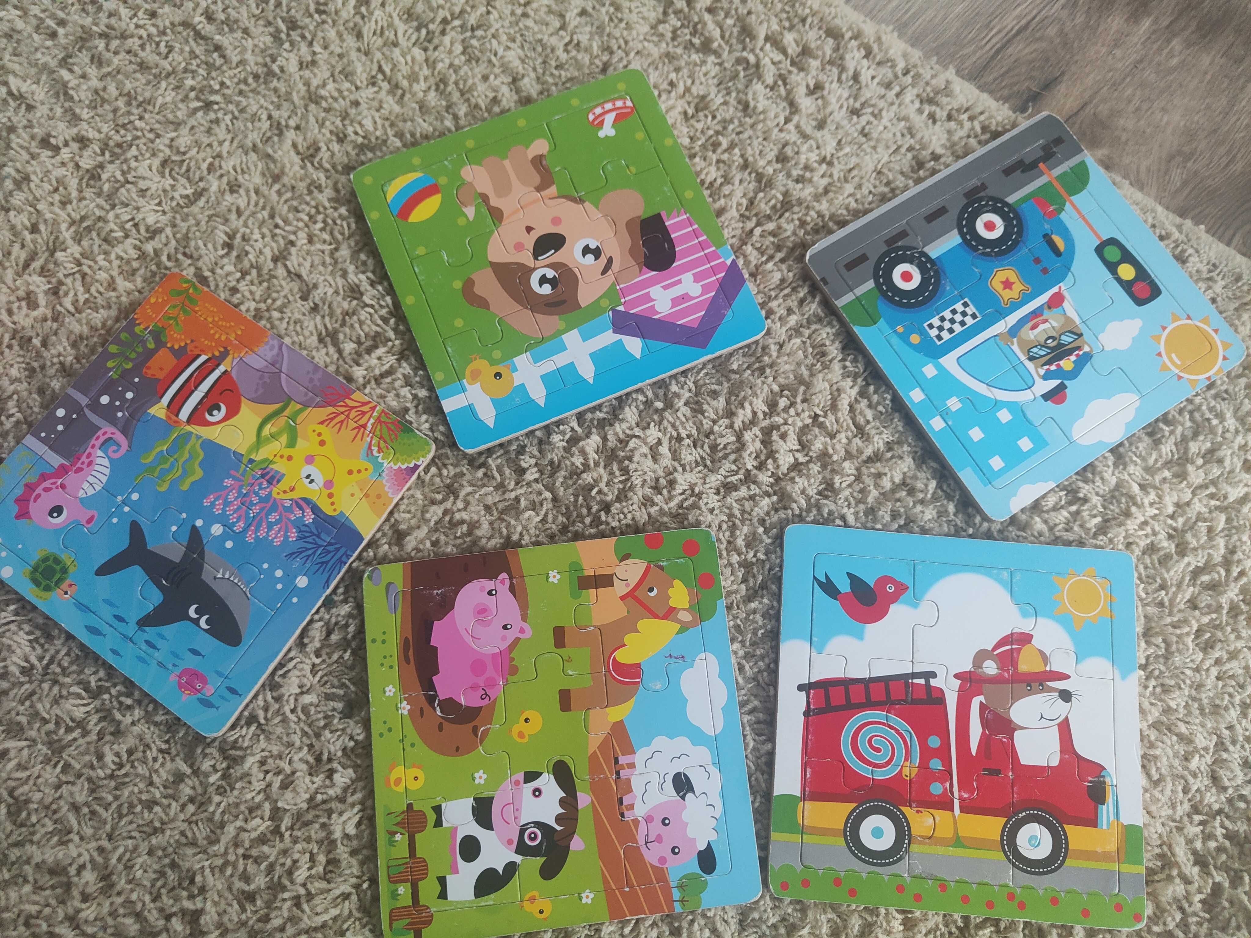 Puzzle w ramce kolorowe