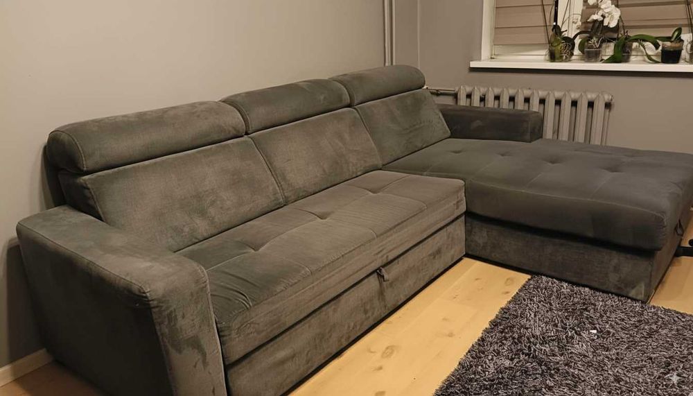 Narożnik z funkcją spania