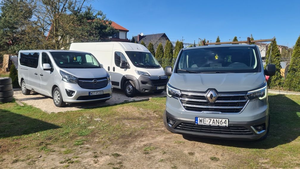 Wypożyczalnia samochodów 9os dostawcze