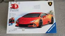 Puzzle 3D Lamborghini Huracán Evo pomarańczowe 140 szt