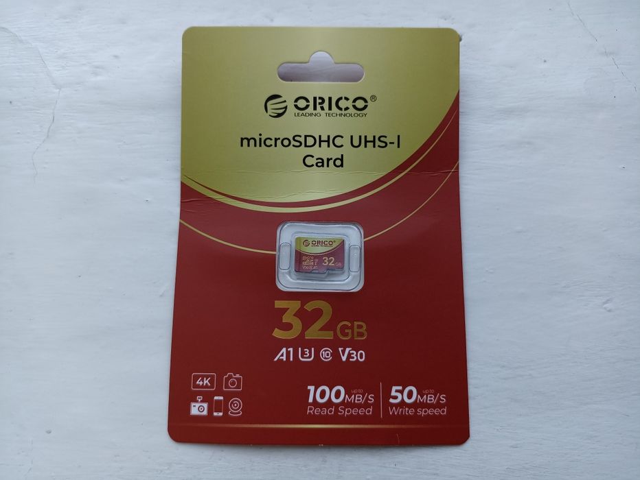 Карта пам'яті microSD Orico 32Gb, нова