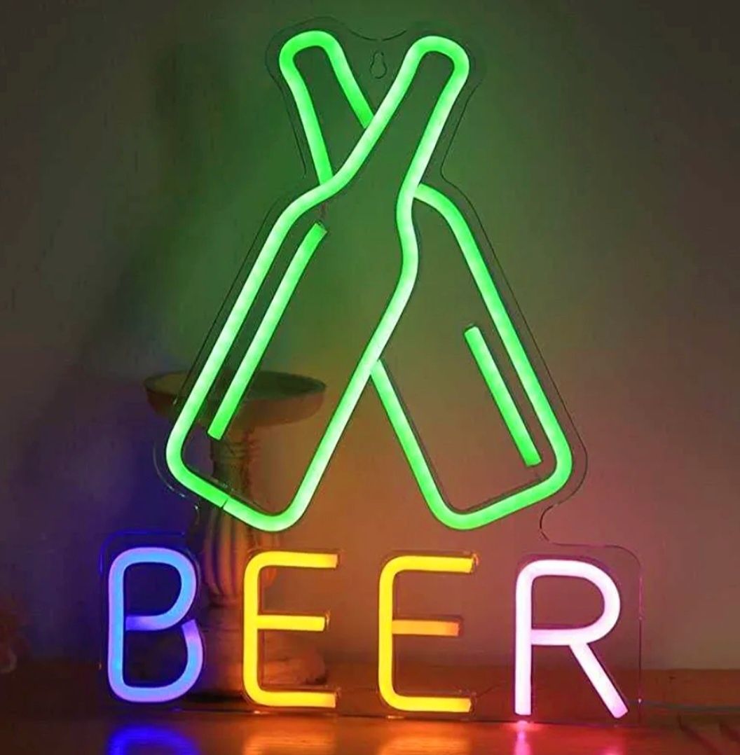 Neon BEER 3D dekoracja USB Sklep