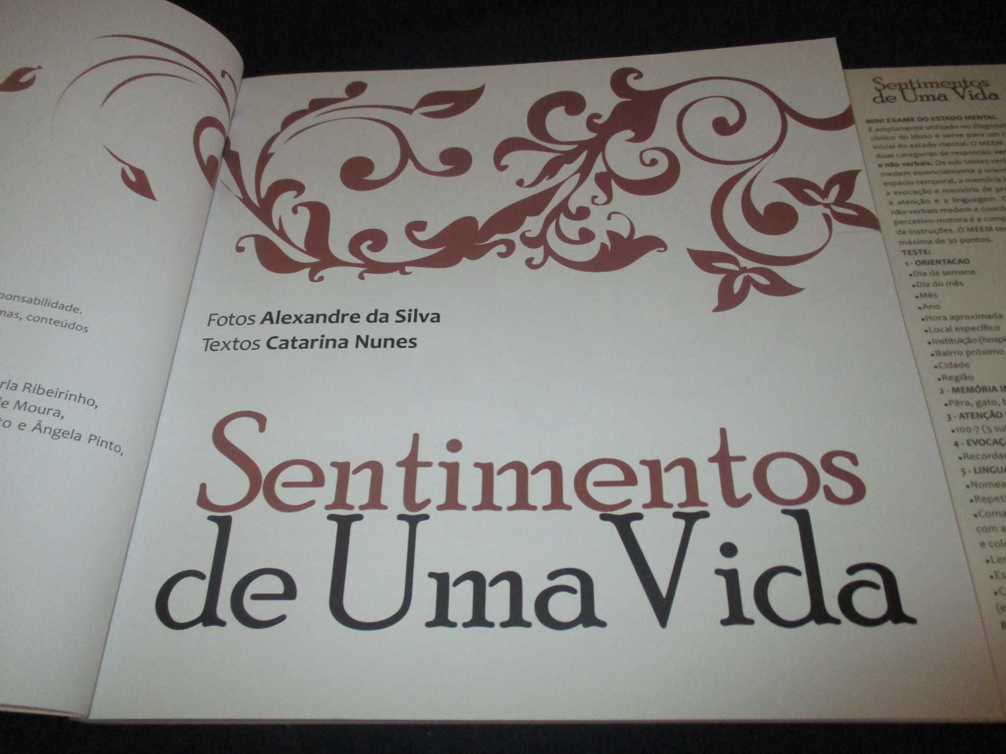Livro Sentimentos de uma vida Catarina Alexandre Silva Autografado