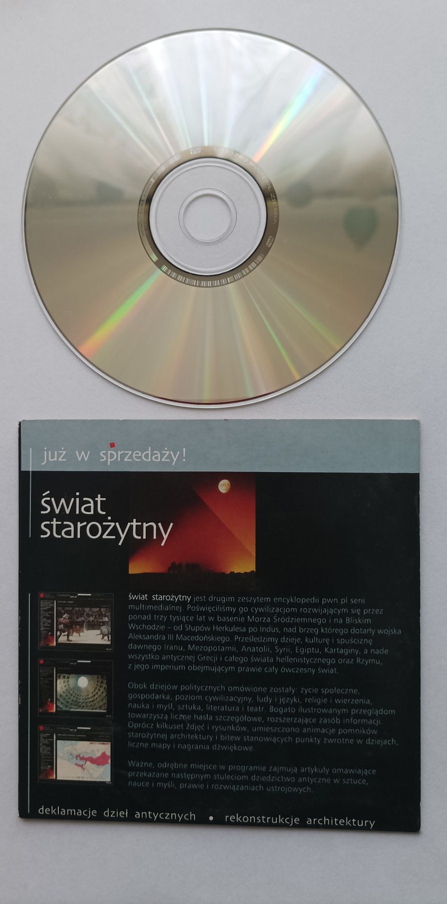 Płyta CD DVD Encyklopedia seria multimedialna Ziemia