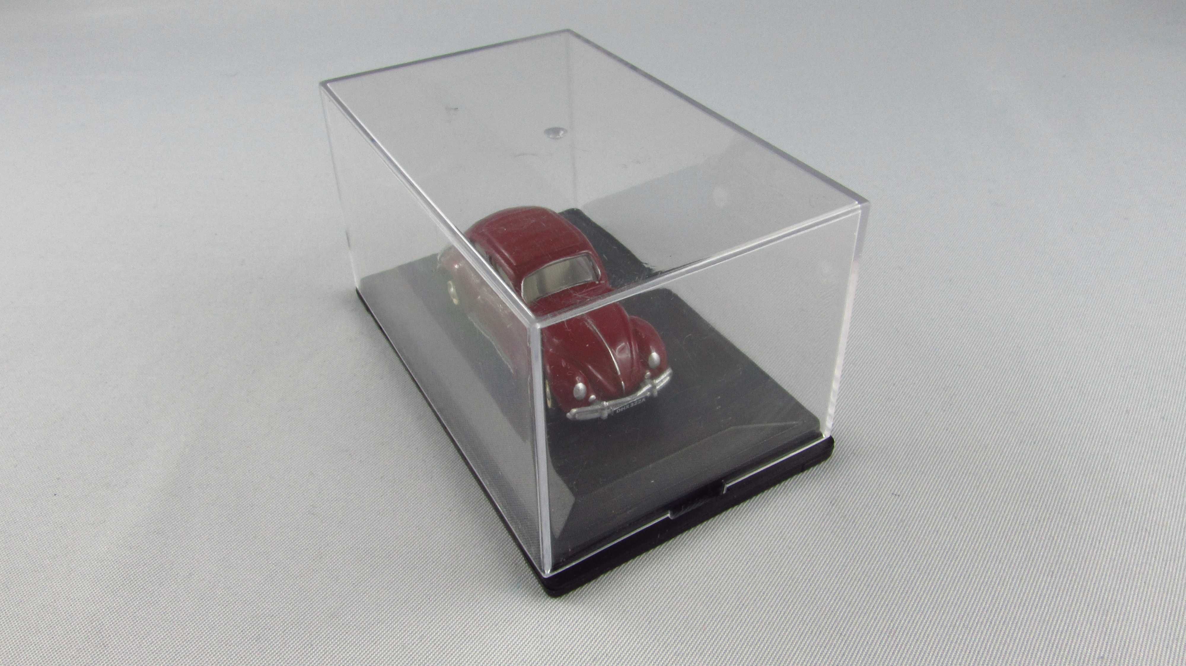 OXFORD DIECAST - Ruby Red VW Beetle Garbus Model Samochód 1:43