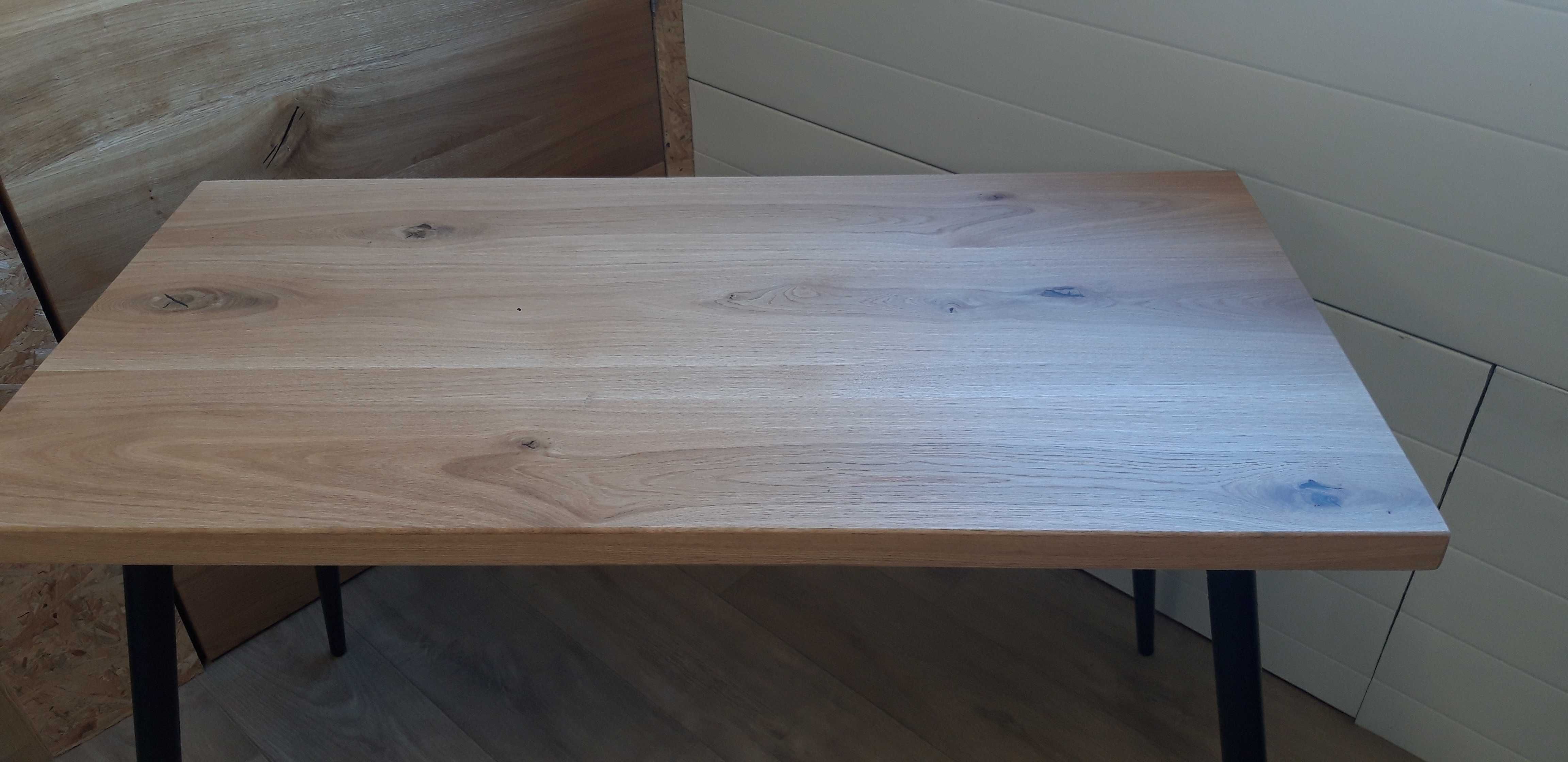Dębowy stolik biurko 110x55 cm LOFT