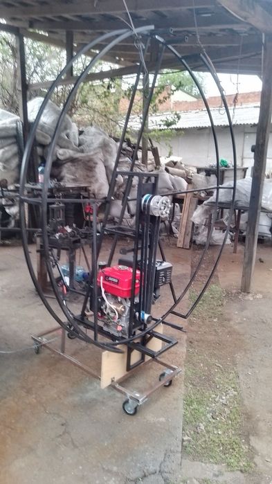 Силовая аэроустановка на аэроглиссер аэролодку