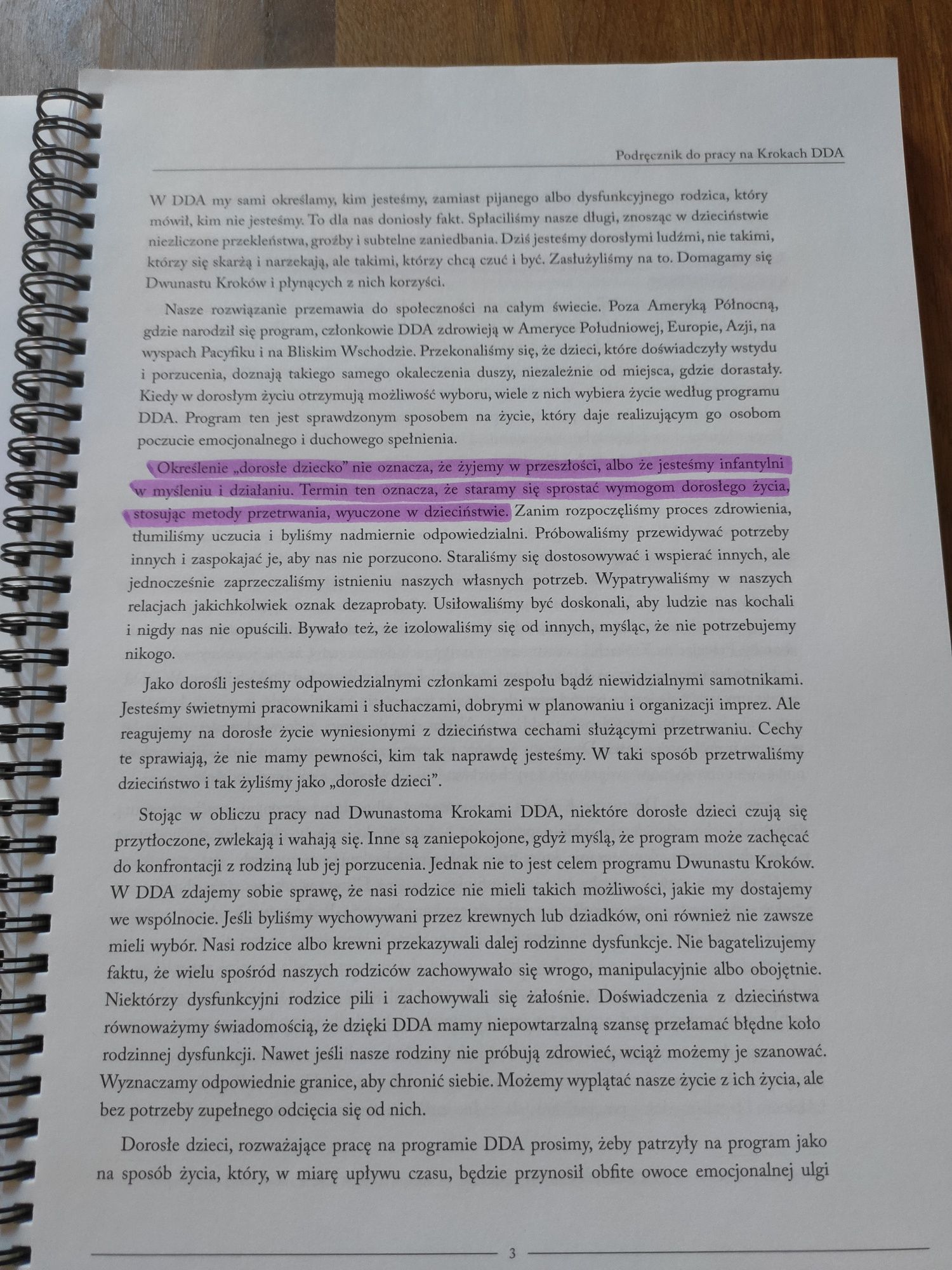Dwanaście Kroków Dorosłych Dzieci - podręcznik do pracy DDA/DDD