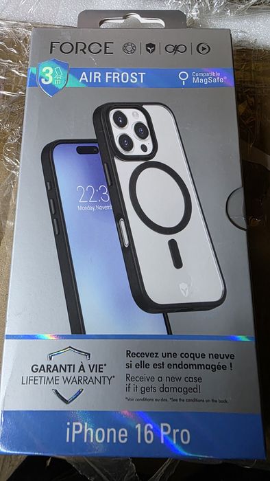 FORCE Etui Air Frost do iPhone 16 Pro (19 szt)