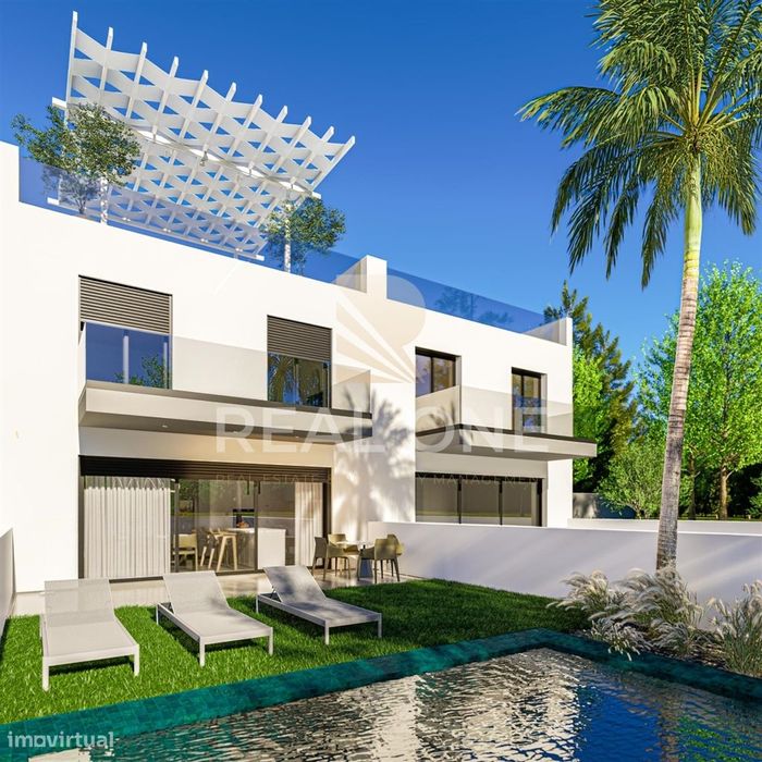 Moradia T4 com piscina privada em Empreendimento Novo de Luxo, Montene
