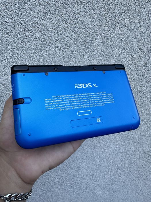 3DS XL Azul (128Gb, 200+ jogos, Pokemon/ Mario/ Zelda/ Inazuma/ etc)