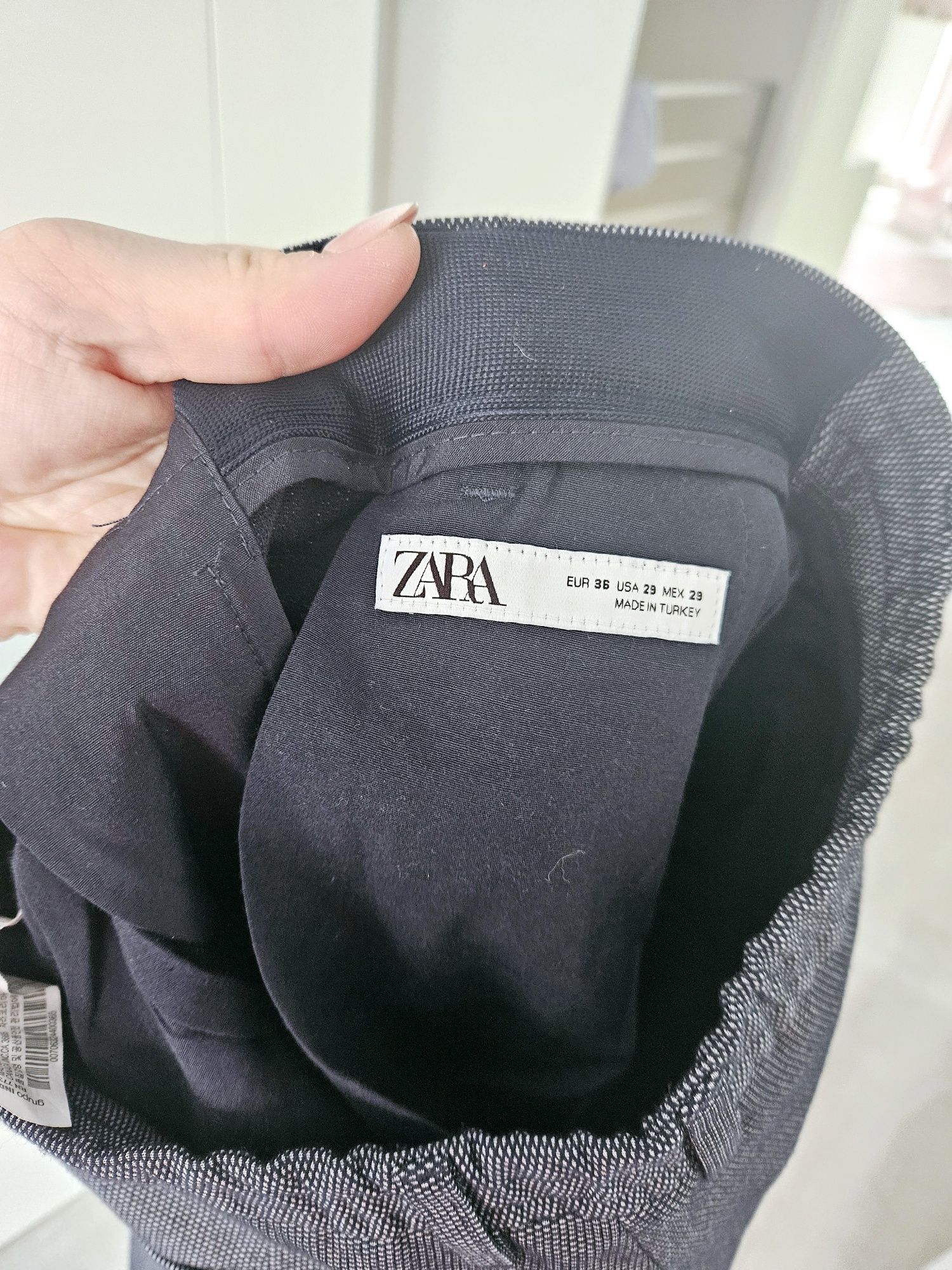 Nowe granatowe spodnie Zara s 36 eleganckie spodnie s