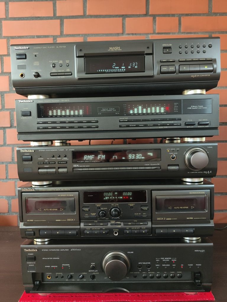 Wieża Technics A800Mk2, TR575, GT650, GE70, PS770A