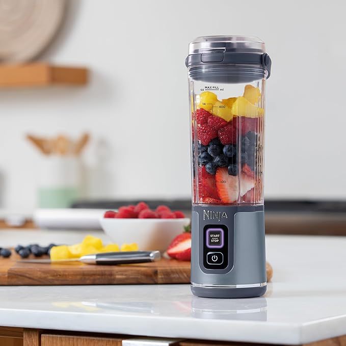 Ninja Blast, Przenośny blender, 530 ml, z pokrywą i otworem do picia