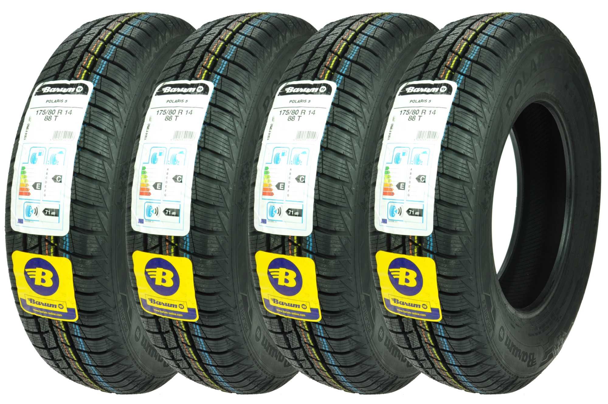 Opony zimowe 175/80R14 88T Polaris 5 BARUM - 4 sztuki