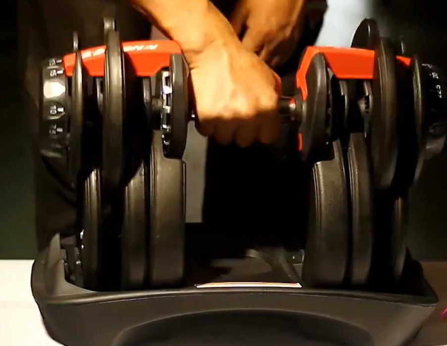 гантели регулируемые до 40 кг гантеля с подставкой 17 уровней нагрузки