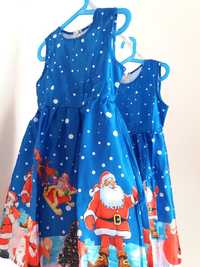 Vestido encantado de NATAL - Tam 110 e 120cm - Menina 4 a 7 anos- NOVO