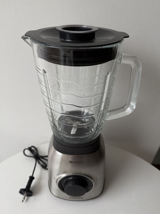 Блендер Philips HR3556 | 900W | Скляна чаша 1.5 л | Ідеальний стан