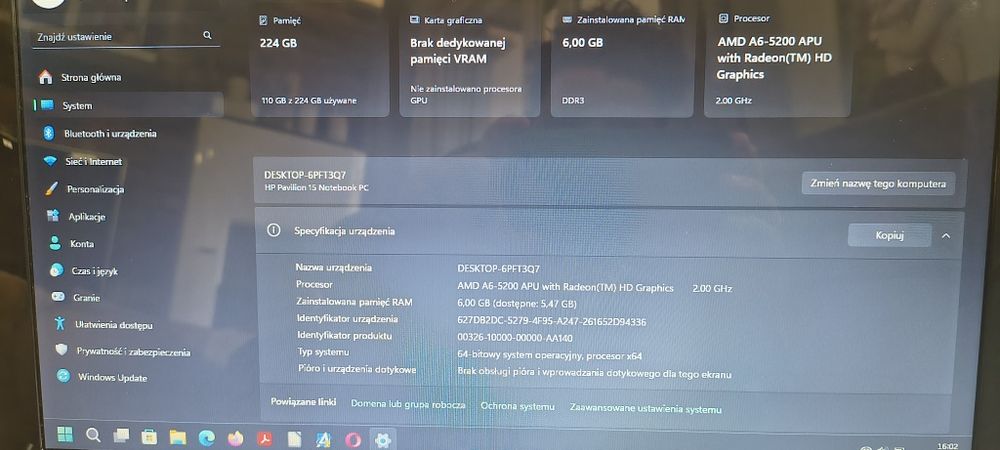 Laptop HP Pavilion 15