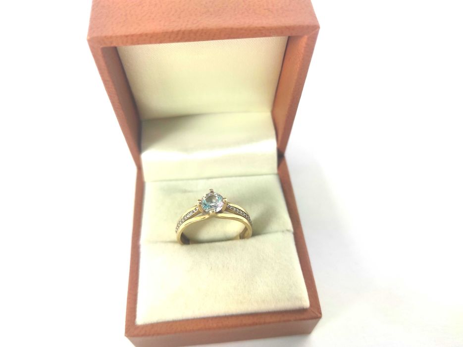 Urokliwy ZŁOTY PIERSCIONEK PR.333 Loombard Lubawa Lombard