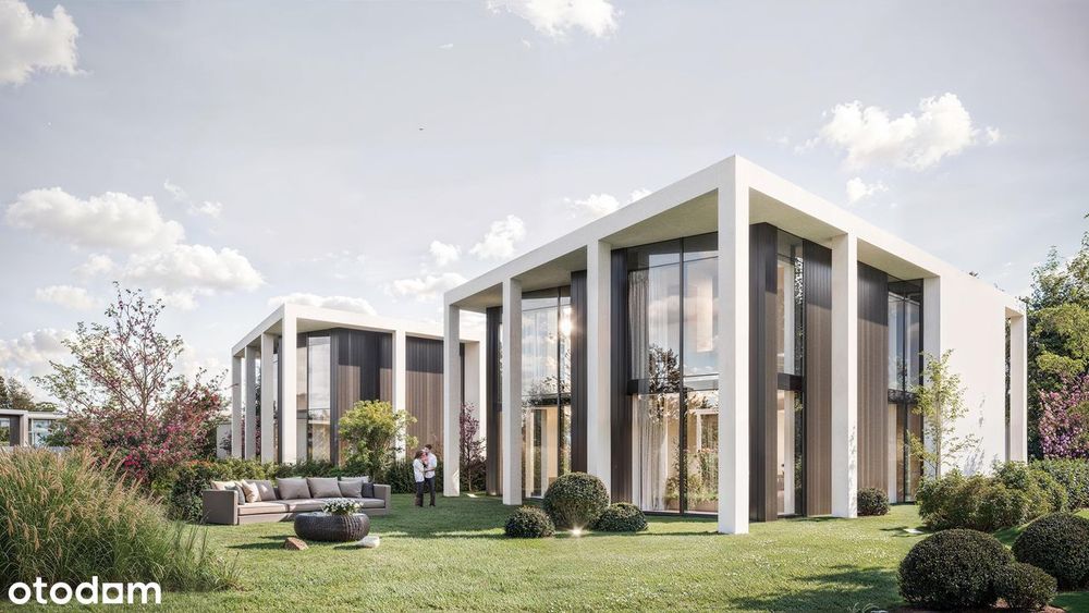 Nowoczesny dom z widokiem na staw