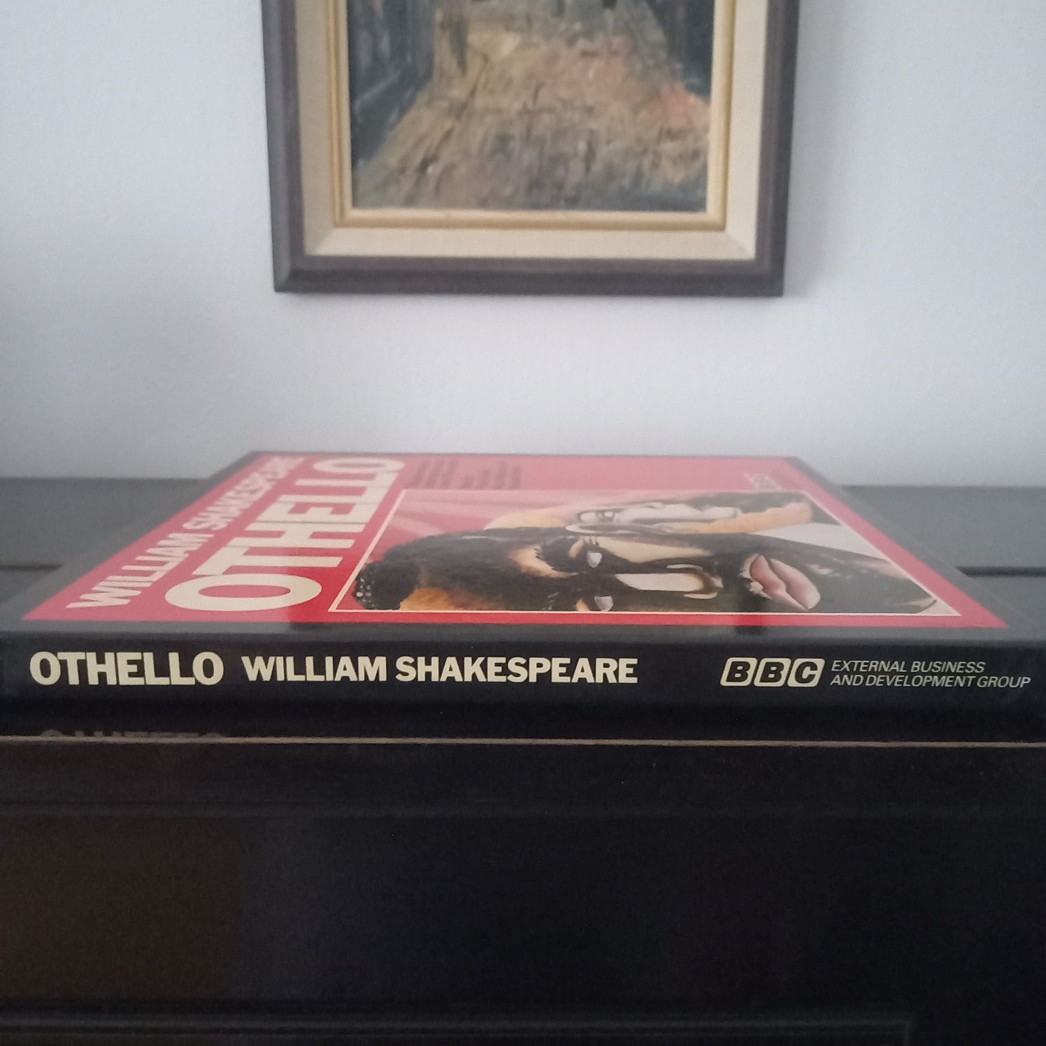 Othello William Shakespeare vintage 1983 książka komiks kasety Otello