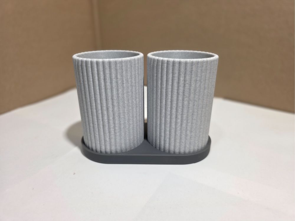 Porta-Escovas de Dentes Duplo