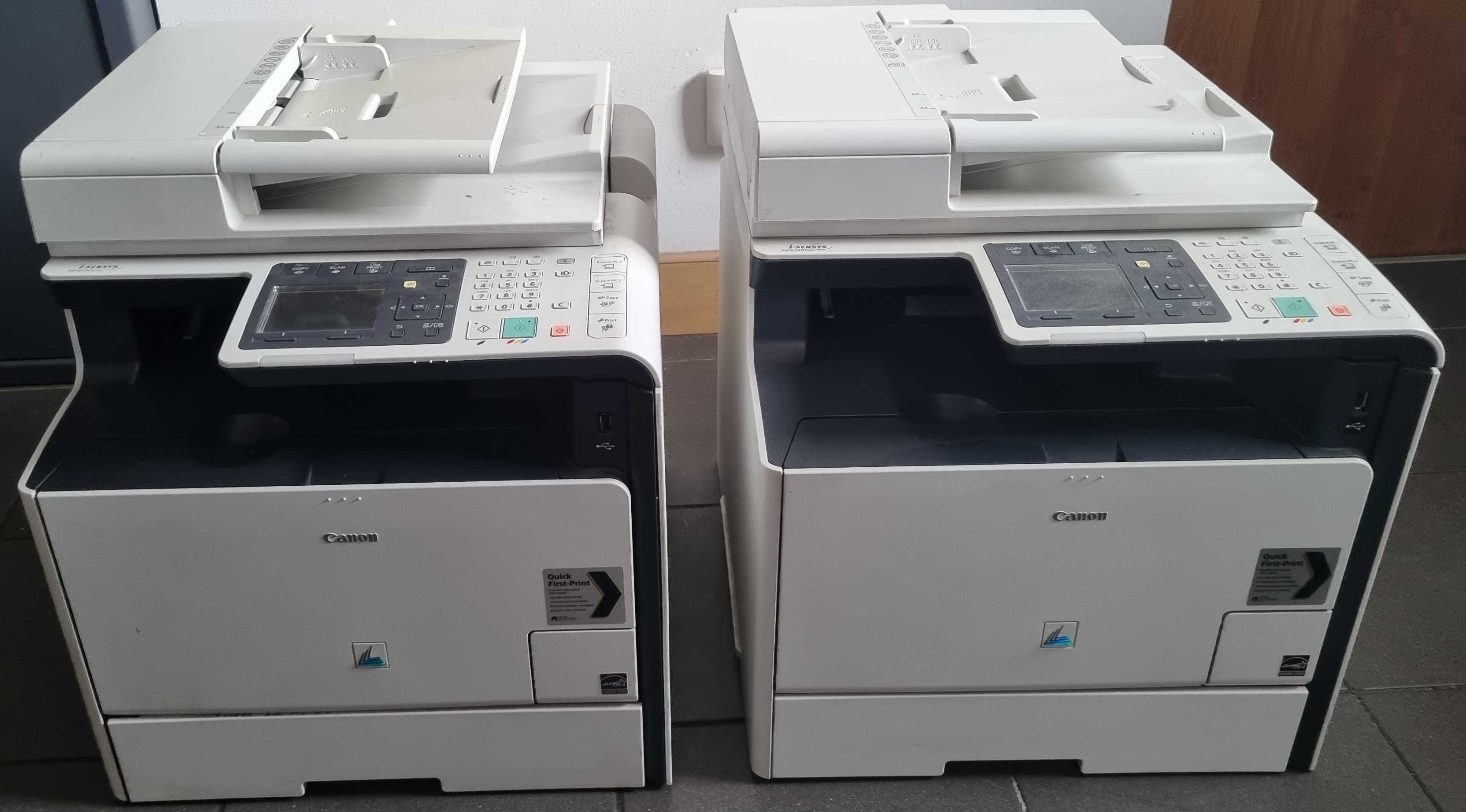 Sprzedam 2x Canon MF8540Cdn uszkodzone (z oryginalnymi tonerami)