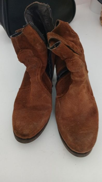 Botins camurça pele da cubanas