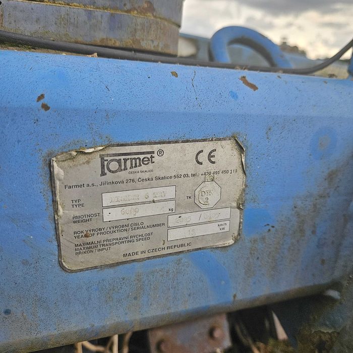 Brona talerzowa Farmet discer 6m czeska