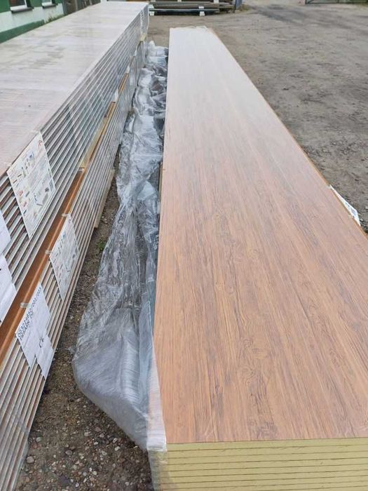 Płyta warstwowa ścienna 40 mm drewnopodobna 2gat od ręki  3