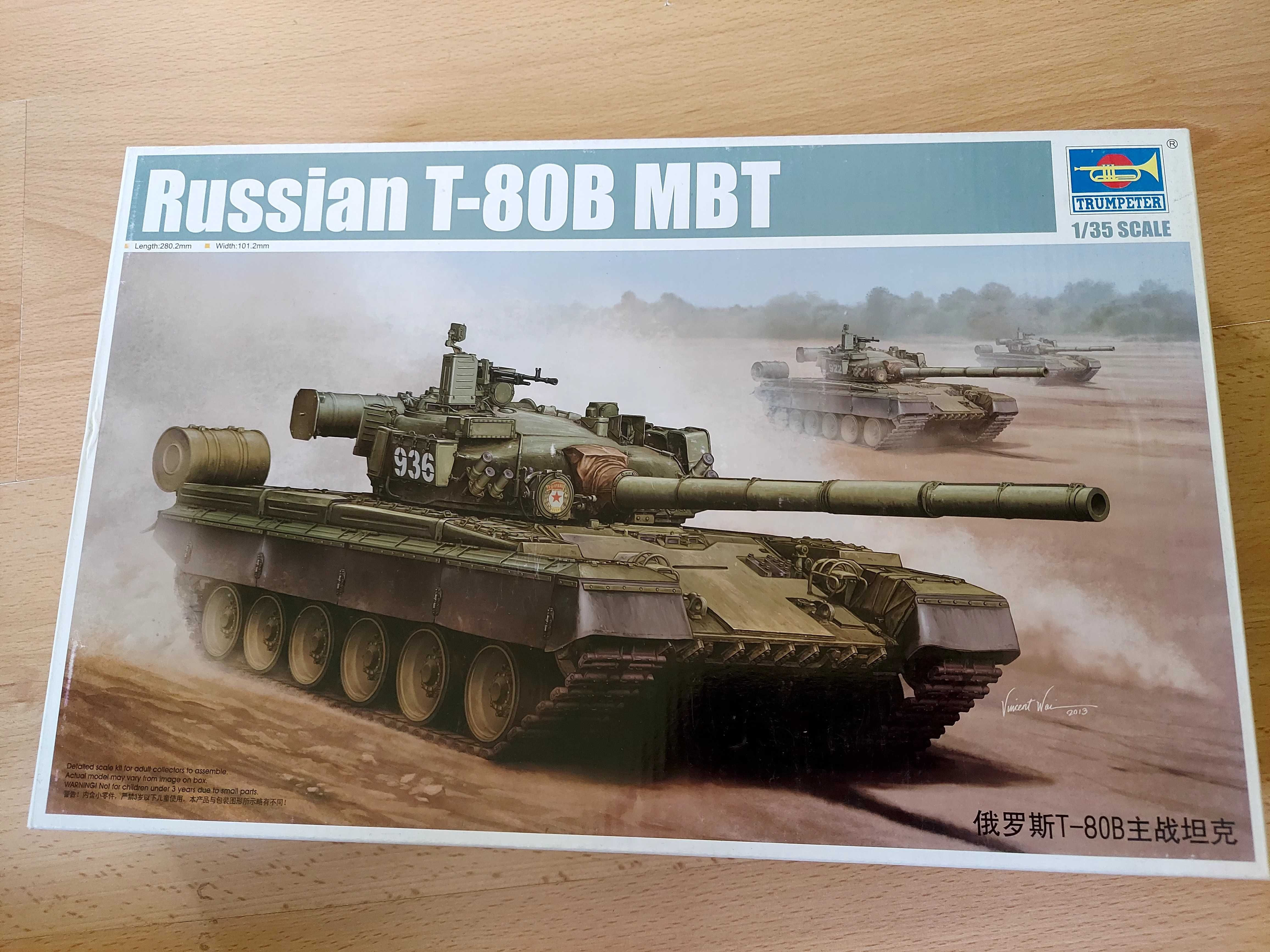 Trumpeter 05565 Russian T-80B MBT 1:35