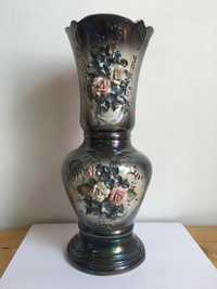 Керамическая ваза для цветов / 33,5 см / керамічна ваза для квітів
