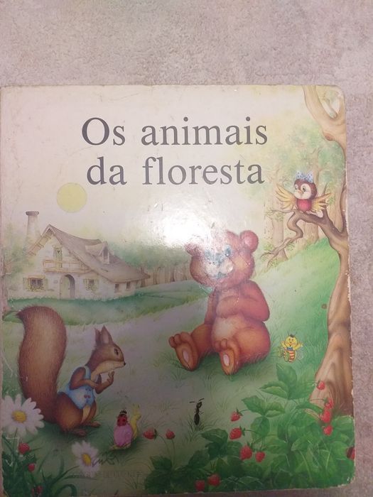 Livro infantil "os animais da floresta".